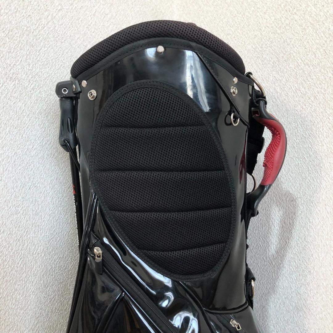 マスターバニーエディション キャディバッグ ブラック エナメル