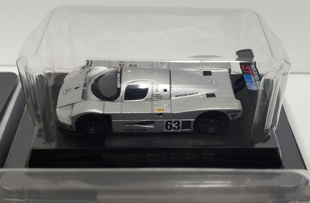 ⑪京商 1/64 サークルKサンクス メルセデス ザウバーC9ミニカー4台セット