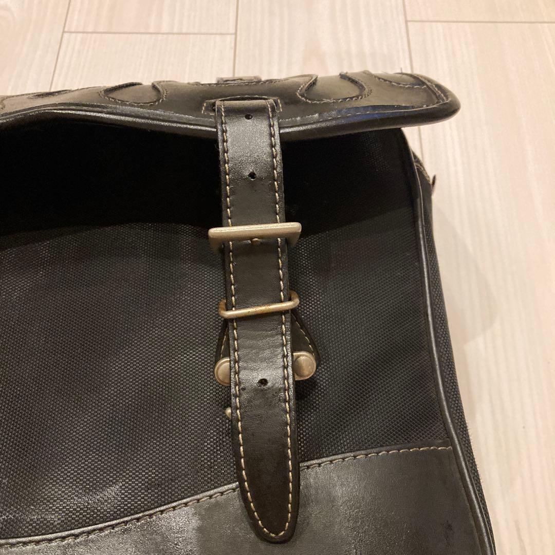 DEGNER 本革サイドバッグ フレイム オイルメンテ済