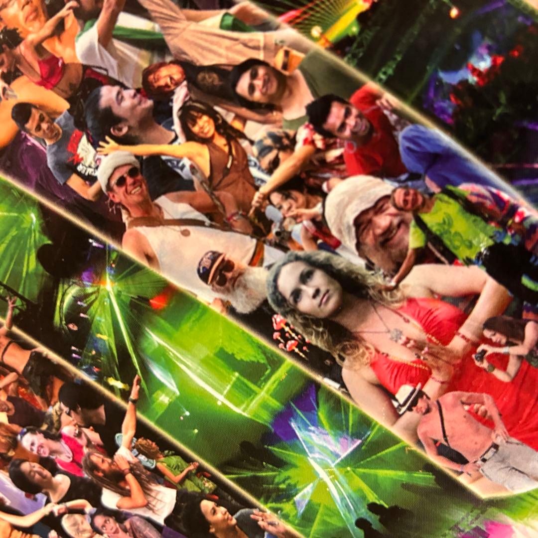 LET'S DANCE TRANCE PARTY コラージュ ポスター