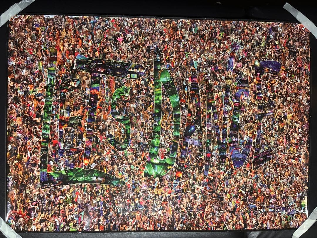 LET'S DANCE TRANCE PARTY コラージュ ポスター