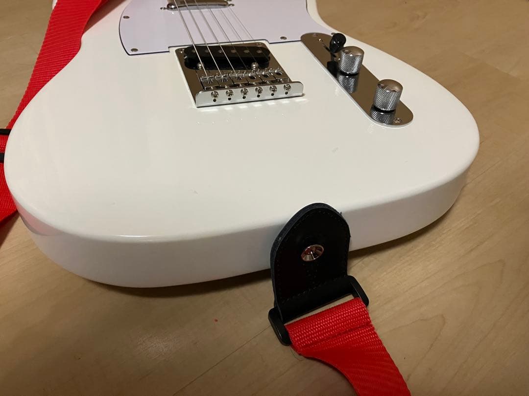 PlayTech テレキャスタータイプ エレキギター & ギター弦 2セット