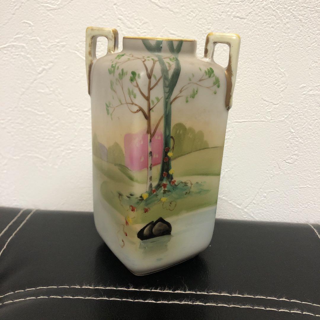 花瓶　レトロ　オールドノリタケ 置物 陶器 アンティーク レトロ インテリア