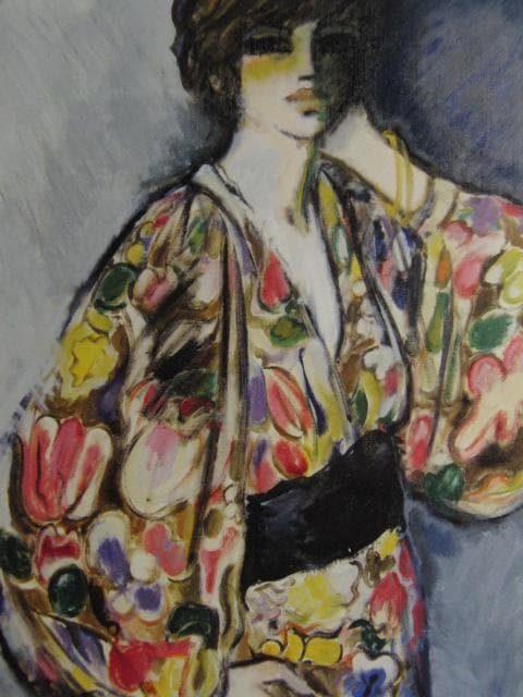 カシニョール（Cassigneul）、着物を着たパリジェンヌ、希少な画集より