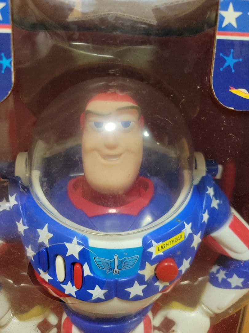 バズ・ライトイヤー　トーキングフィギュア　星条旗