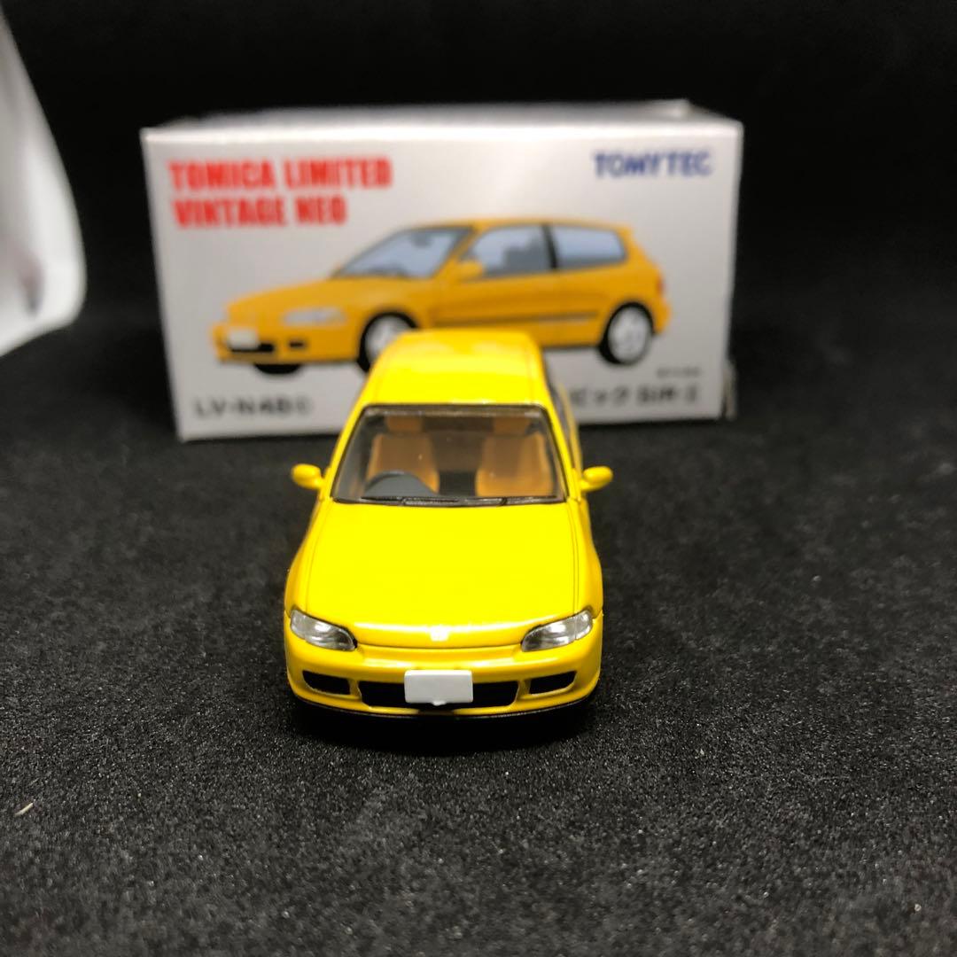 トミカリミテッドヴィンテージ LV-N48 ホンダ シビック SiR-Ⅱ 黄色