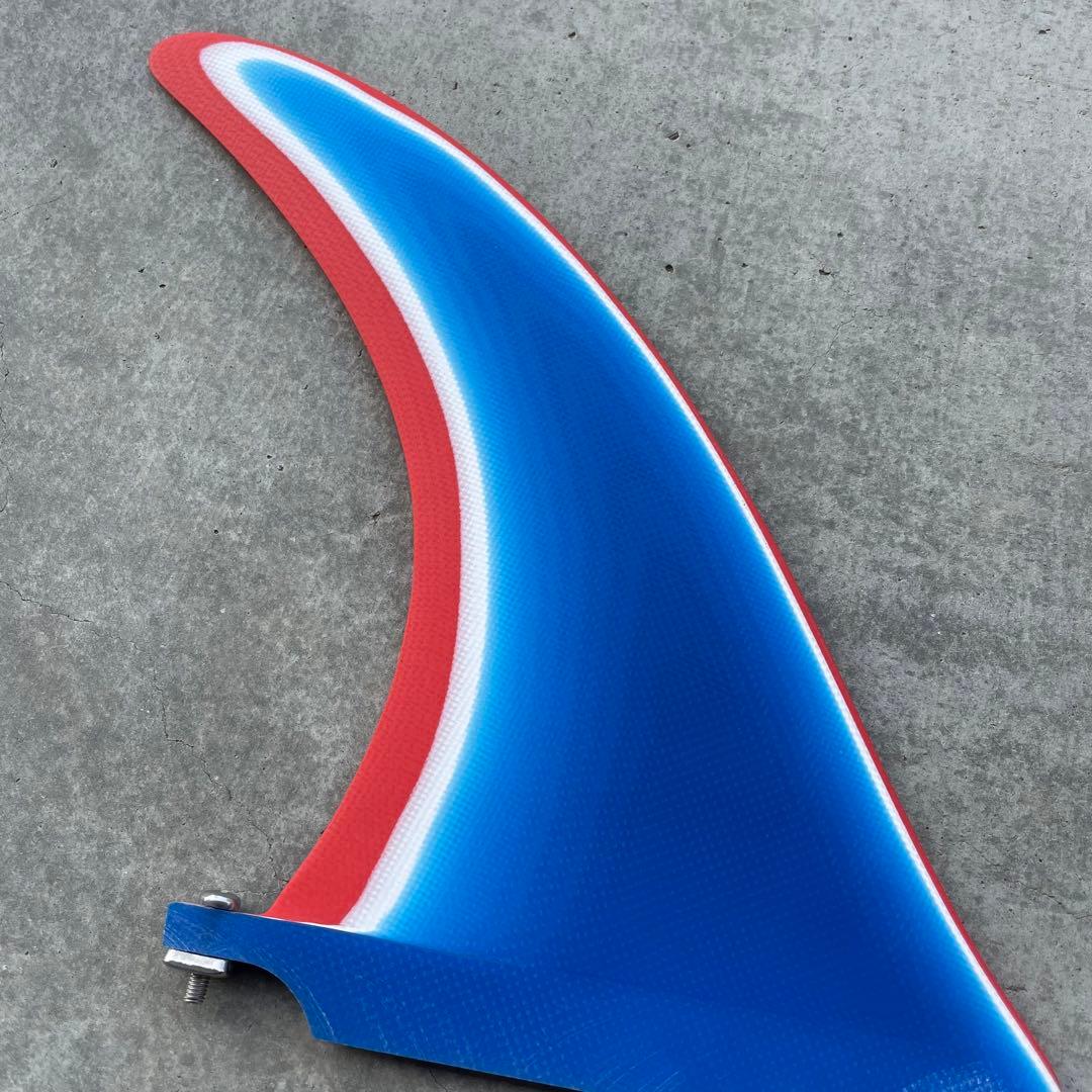 新品　シングルフィン　ロングボード　9インチ　キャプテンフィン系　ブルー