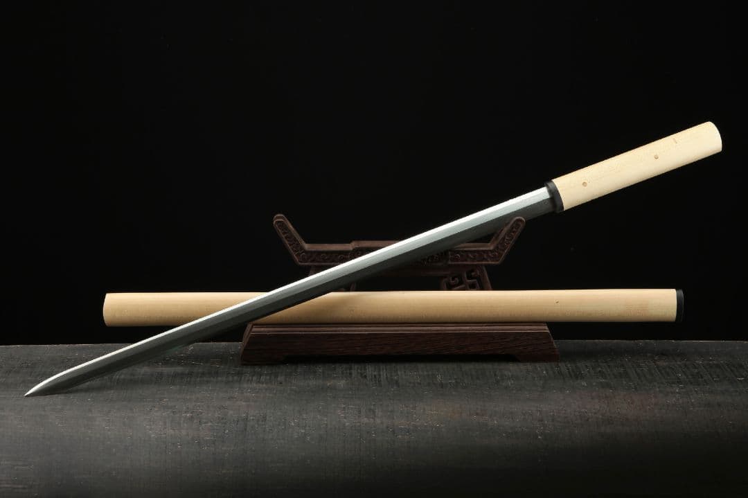 s296-武具 刀装具 日本刀　模造刀 居合刀 武士道 武蔵 鑑賞用 手鍛造打