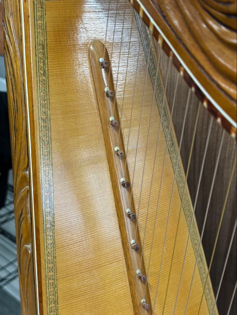 木製ハープ パラグアイ アルパ FABRICA DE ARPA Y B94