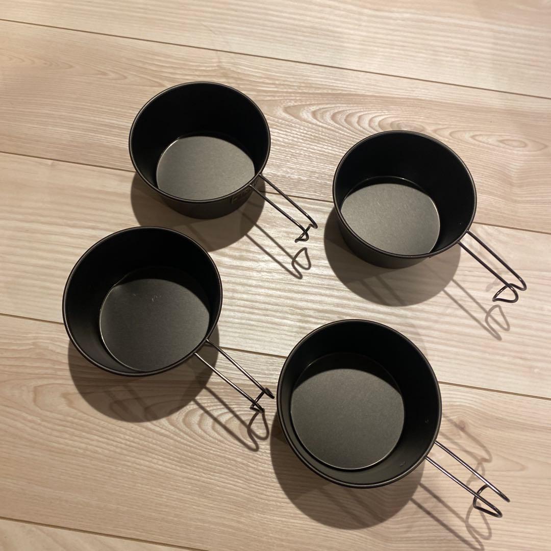 INOUT シェラカップ 4個セット 黒