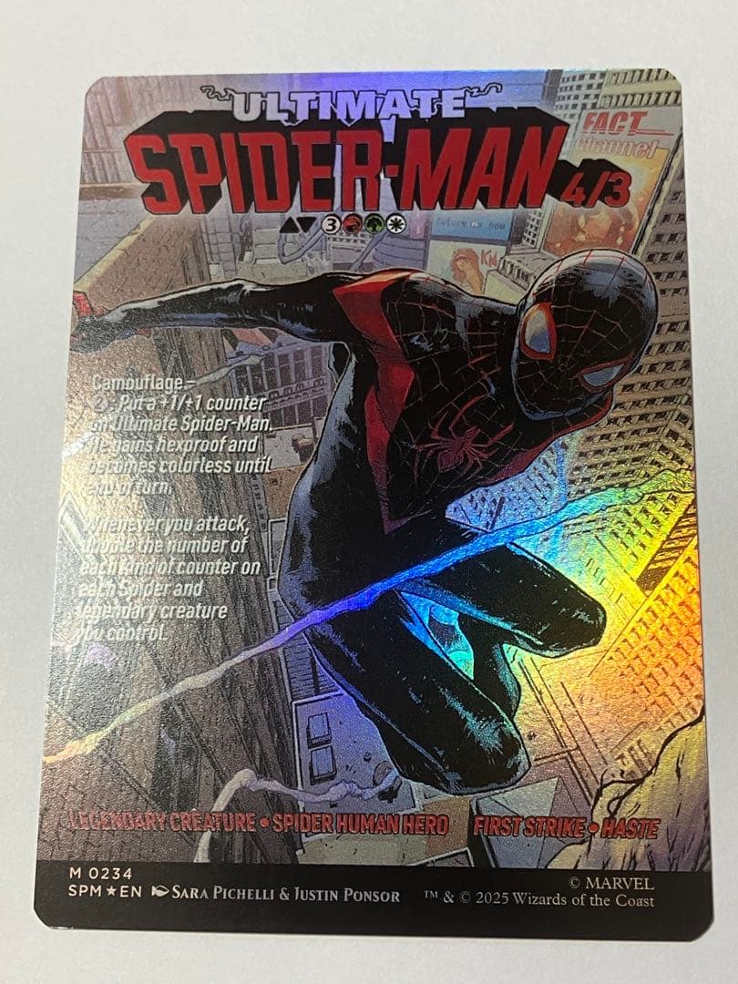 Foil ボーダーレス　マイルズ・モラレス/Miles Morales》