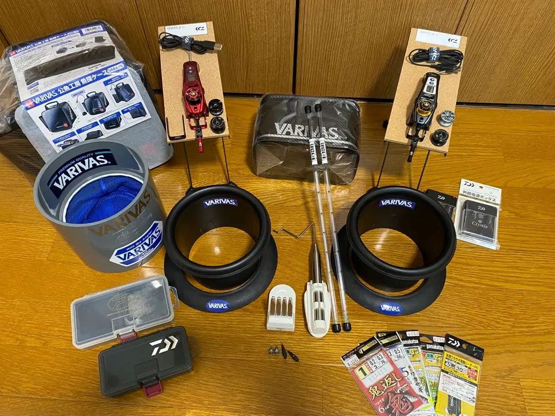 ダイワクリスティアAir バリバス魚探ケース ライブウェル クリークエルザ8