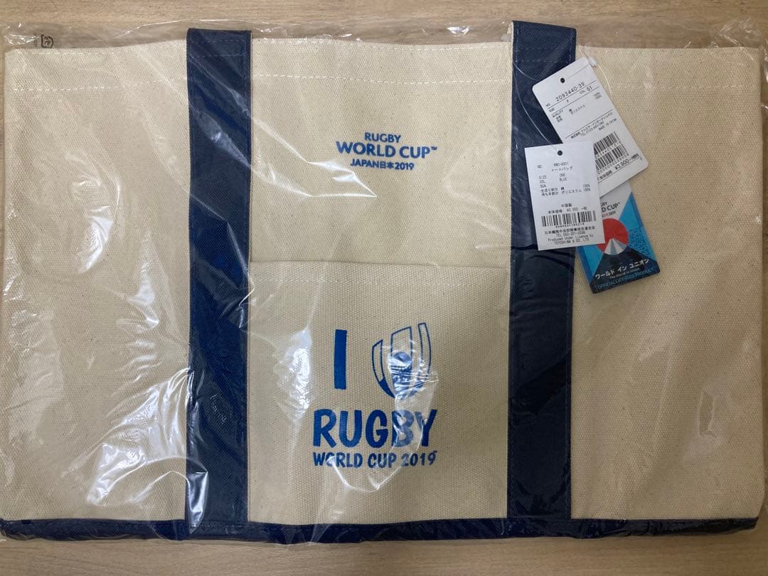 ラグビーワールドカップ2019 ブルークロス　コラボ　トートバッグ