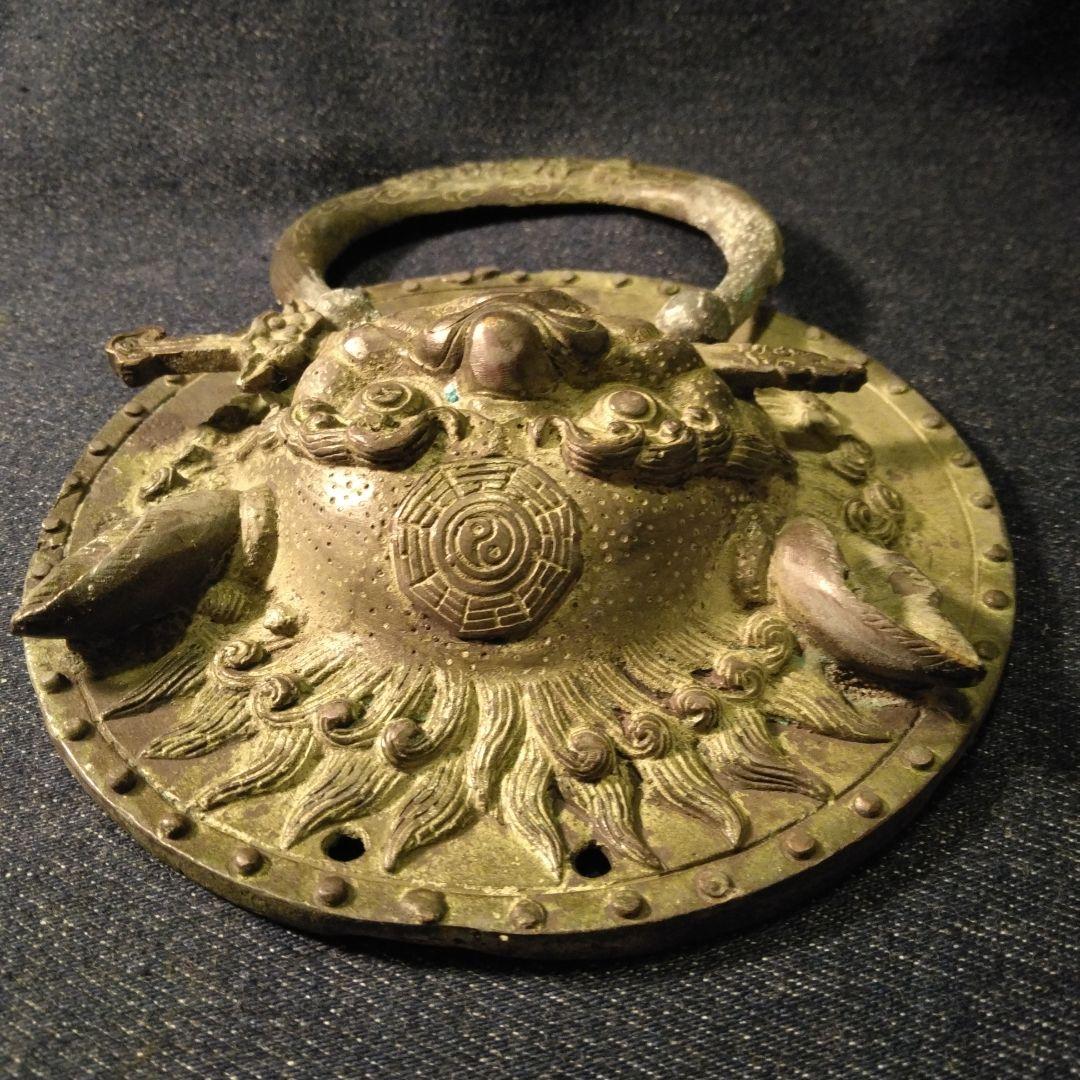 古い　ドアノツカー　？ 骨董　中国 　開運　魔除け