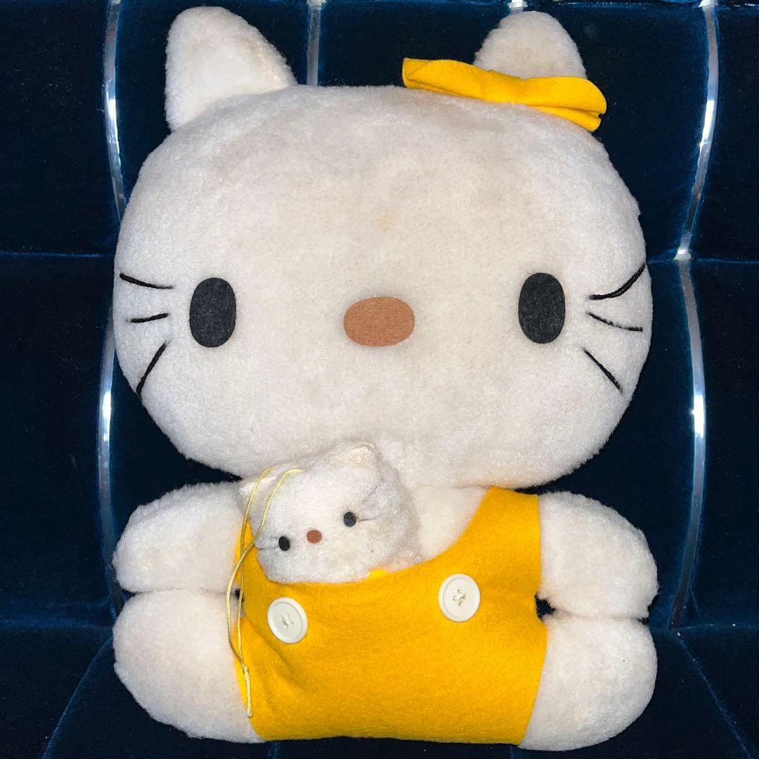 1976年 初期 ハローキティ キティーちゃん ぬいぐるみ 当時物 サンリオ