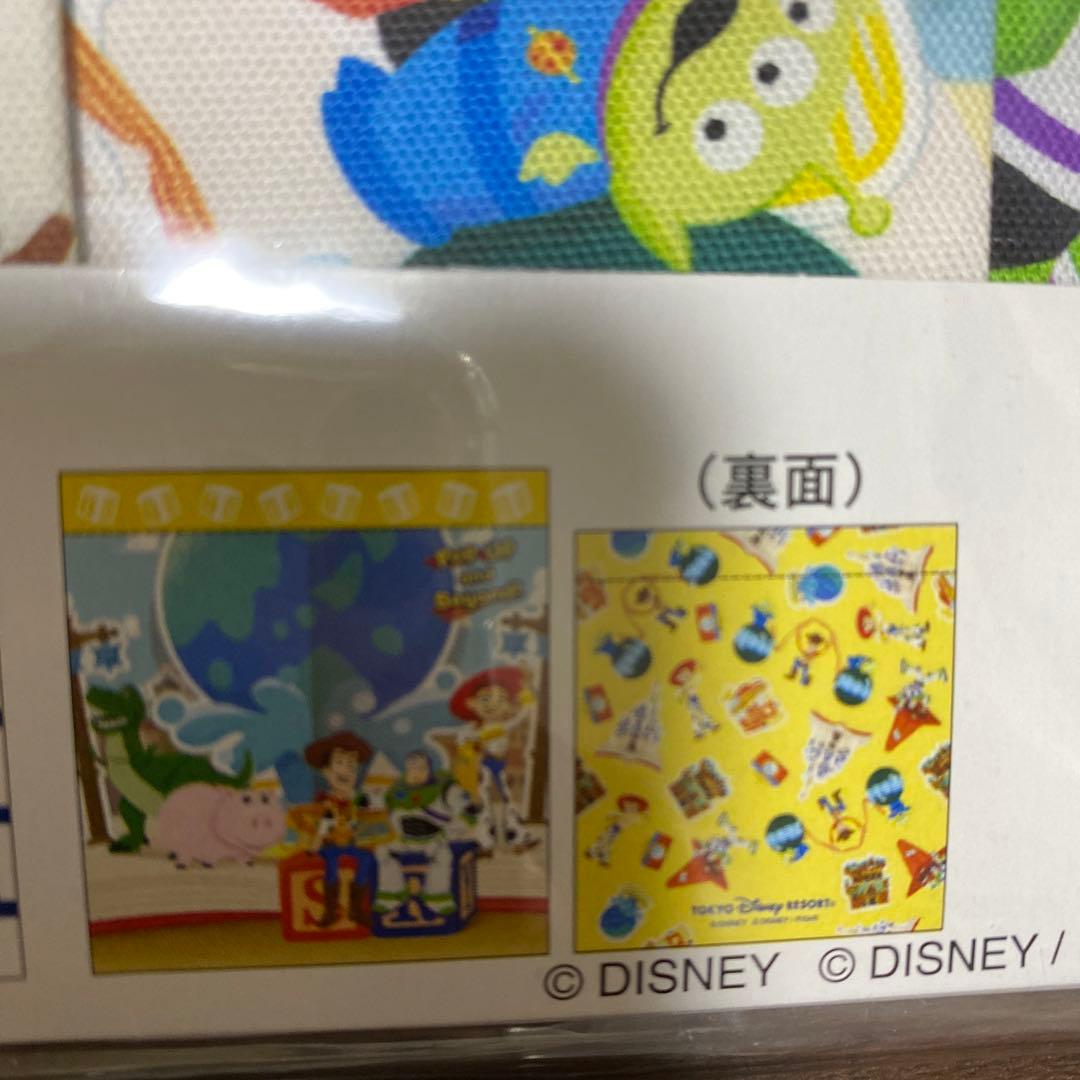 トイストーリー　タオル　ジップケース　ポストカード