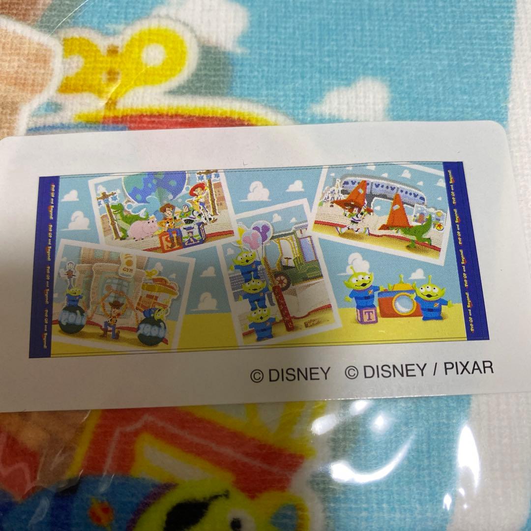 トイストーリー　タオル　ジップケース　ポストカード