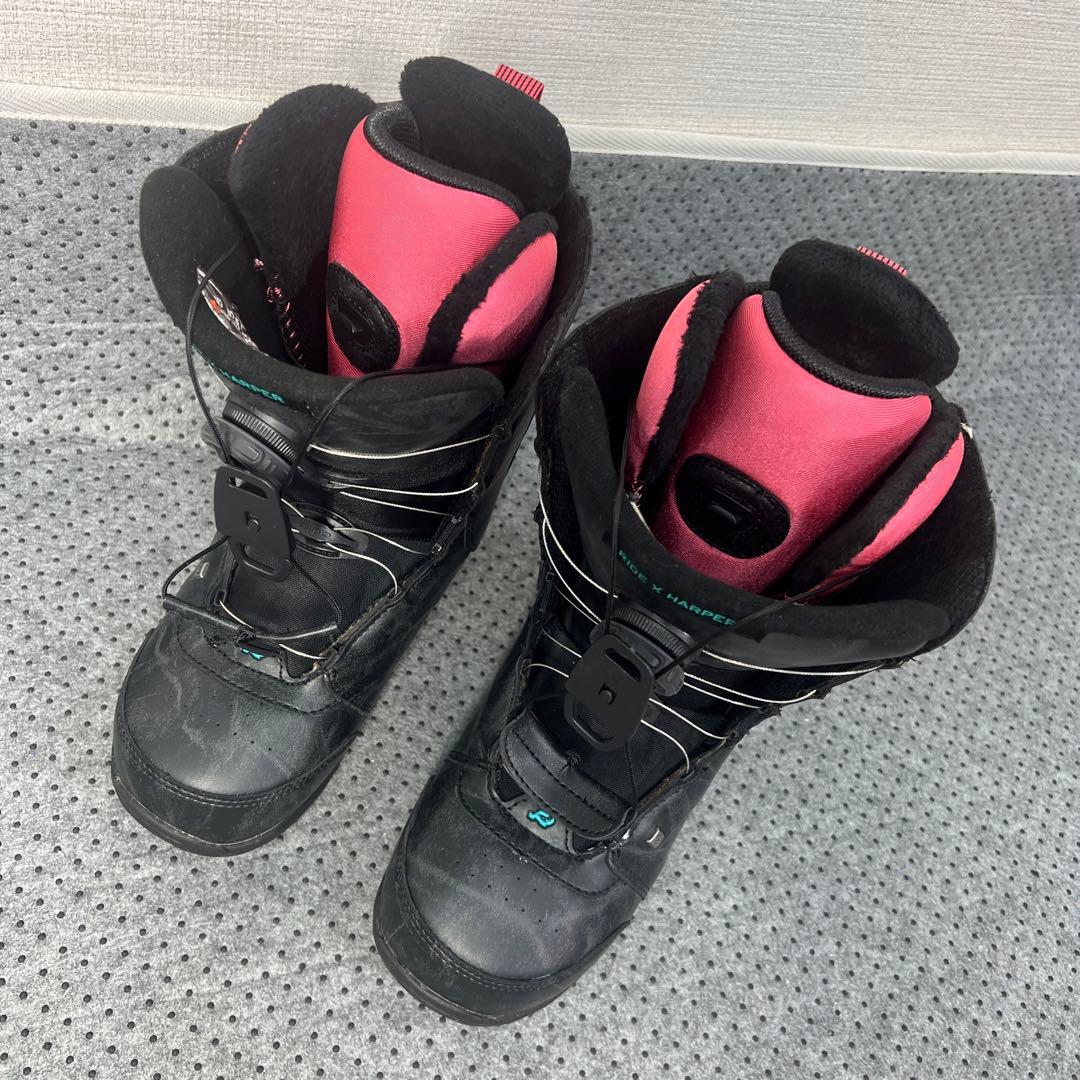 数回使用 23.5cm RIDE×HARPER BOA スノーボードブーツ