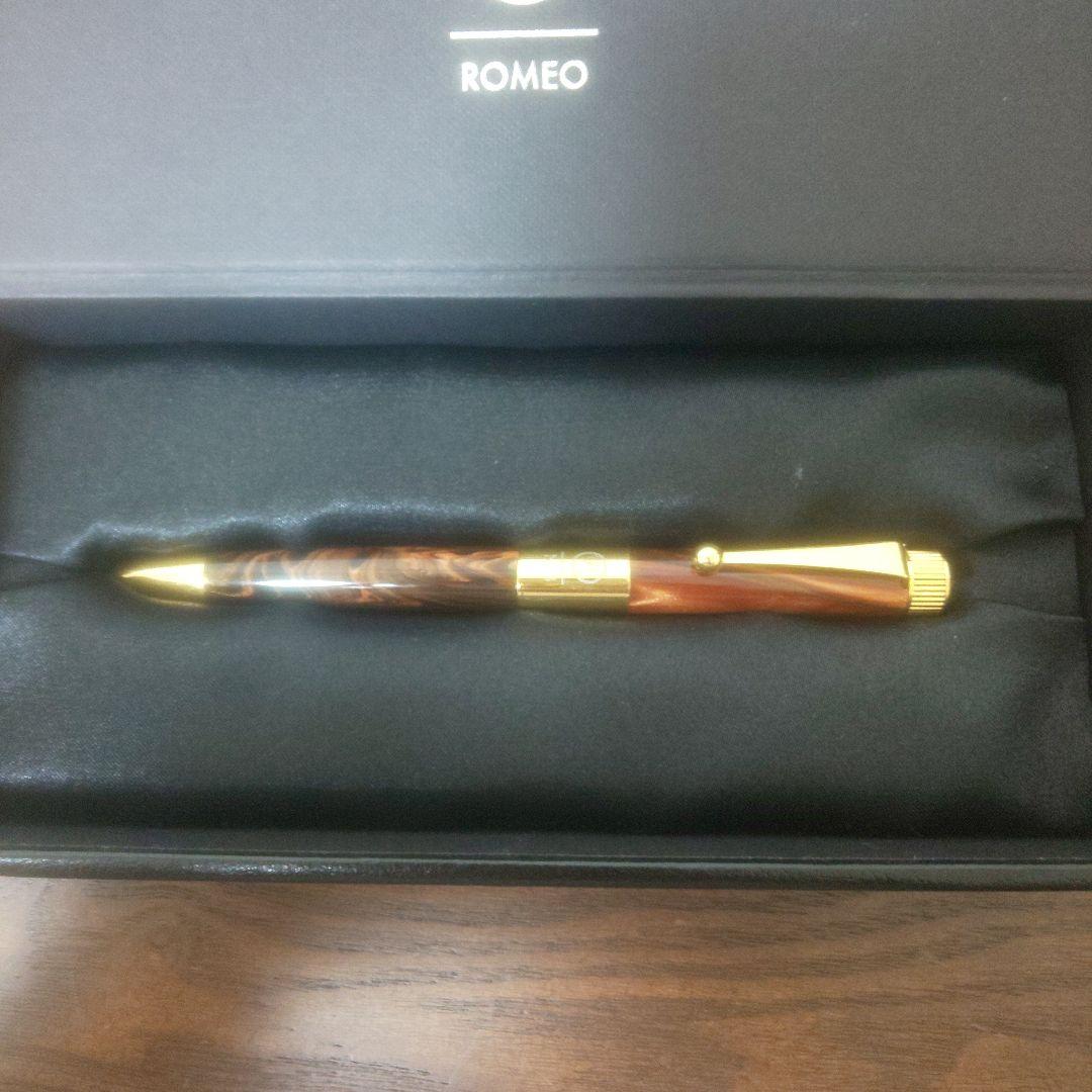 ROMEONo.3 限定色 オーリックアンバー ボールペン 専用ケース付き