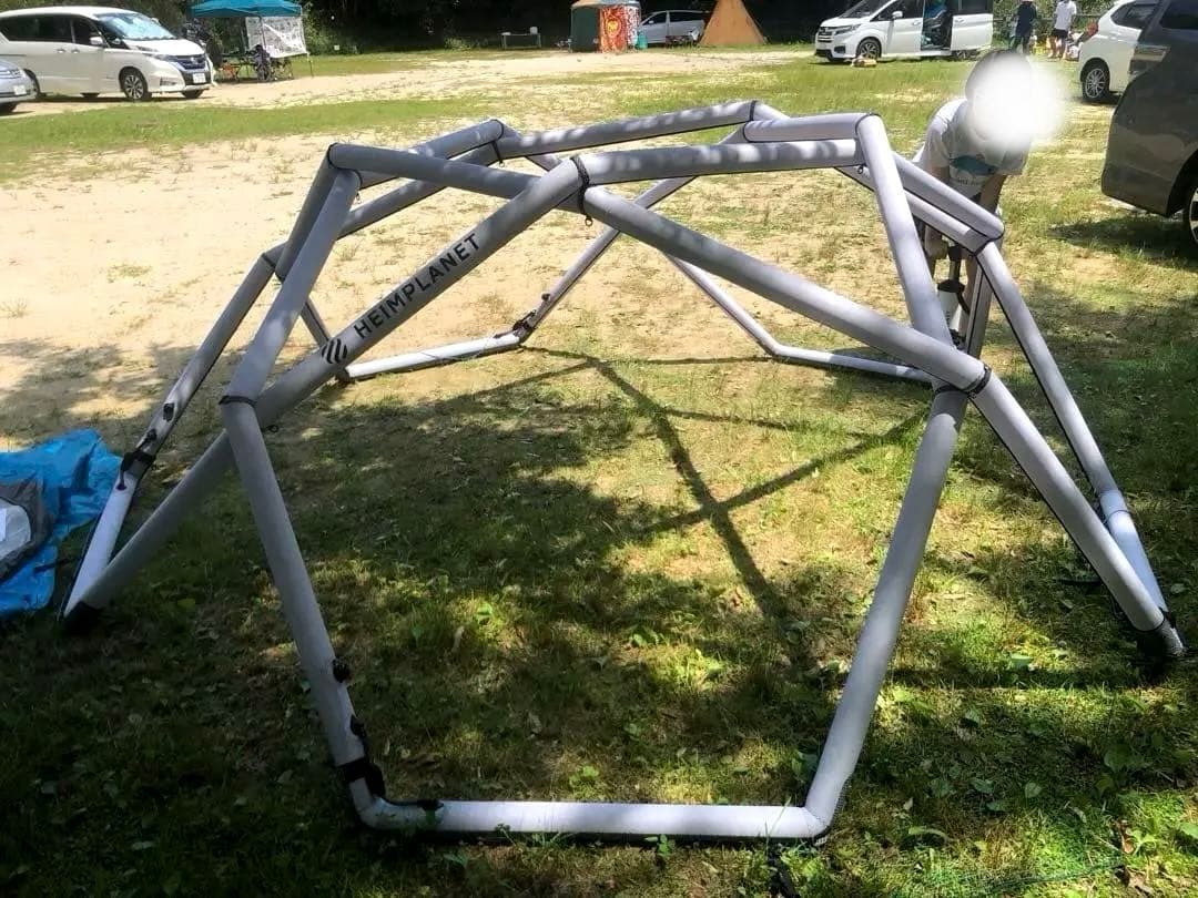 【値下げ！】HEIMPLANET THE CAVE ドームテント　エアポンプ付き