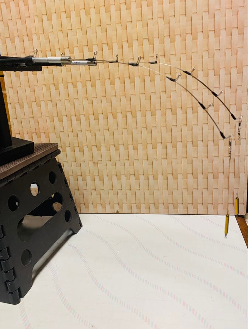 ワカサギ竿　ステンレス穂先255ミリ　　２本セット　80ミリ延長アダプター２本