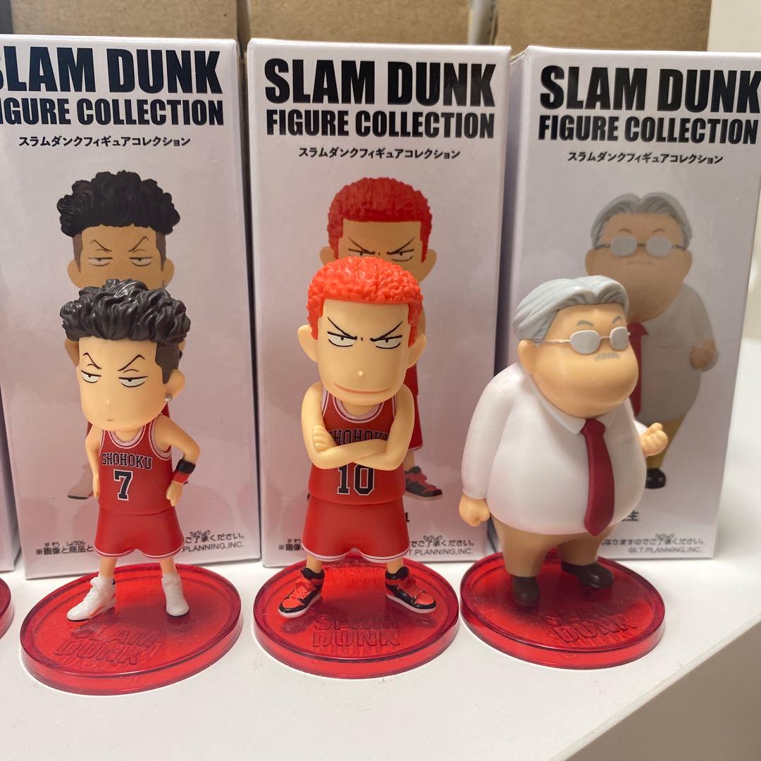 T*n様 スラムダンク　フィギュアコレクション　赤木　三井　流川　宮城　桜木　安