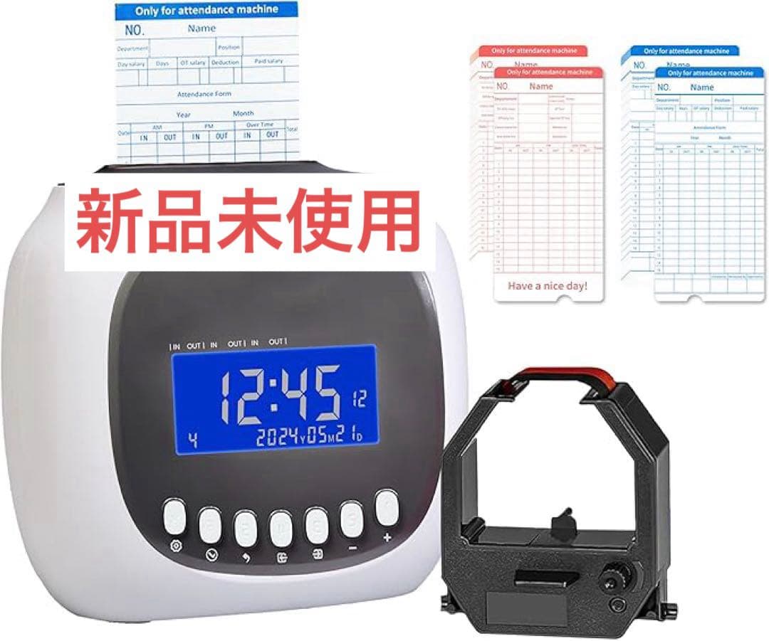 ✨タイムレコーダー 式出勤管理機 小規模ビジネス向けタイム 出退勤✨
