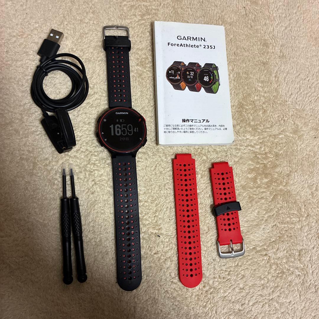 ガーミン235j foreathrete garmin 美品