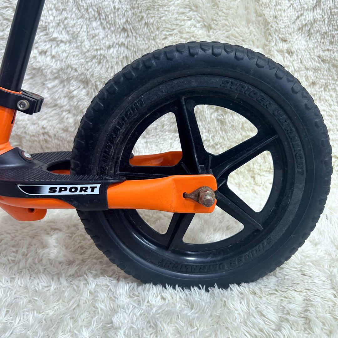 STRIDER SPORTS 12inch ストライダー オレンジスタンド付き