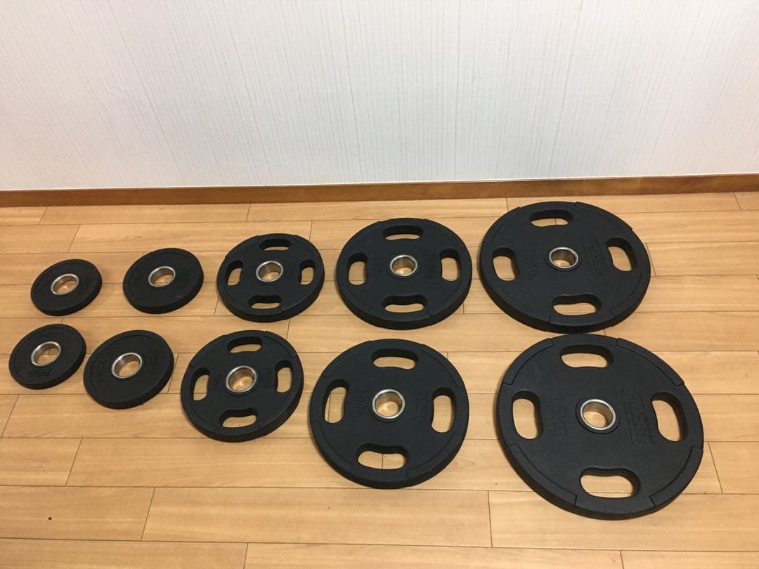 FitEliteオリンピックプレートセット 計67.5Kg 穴径50ｍｍ