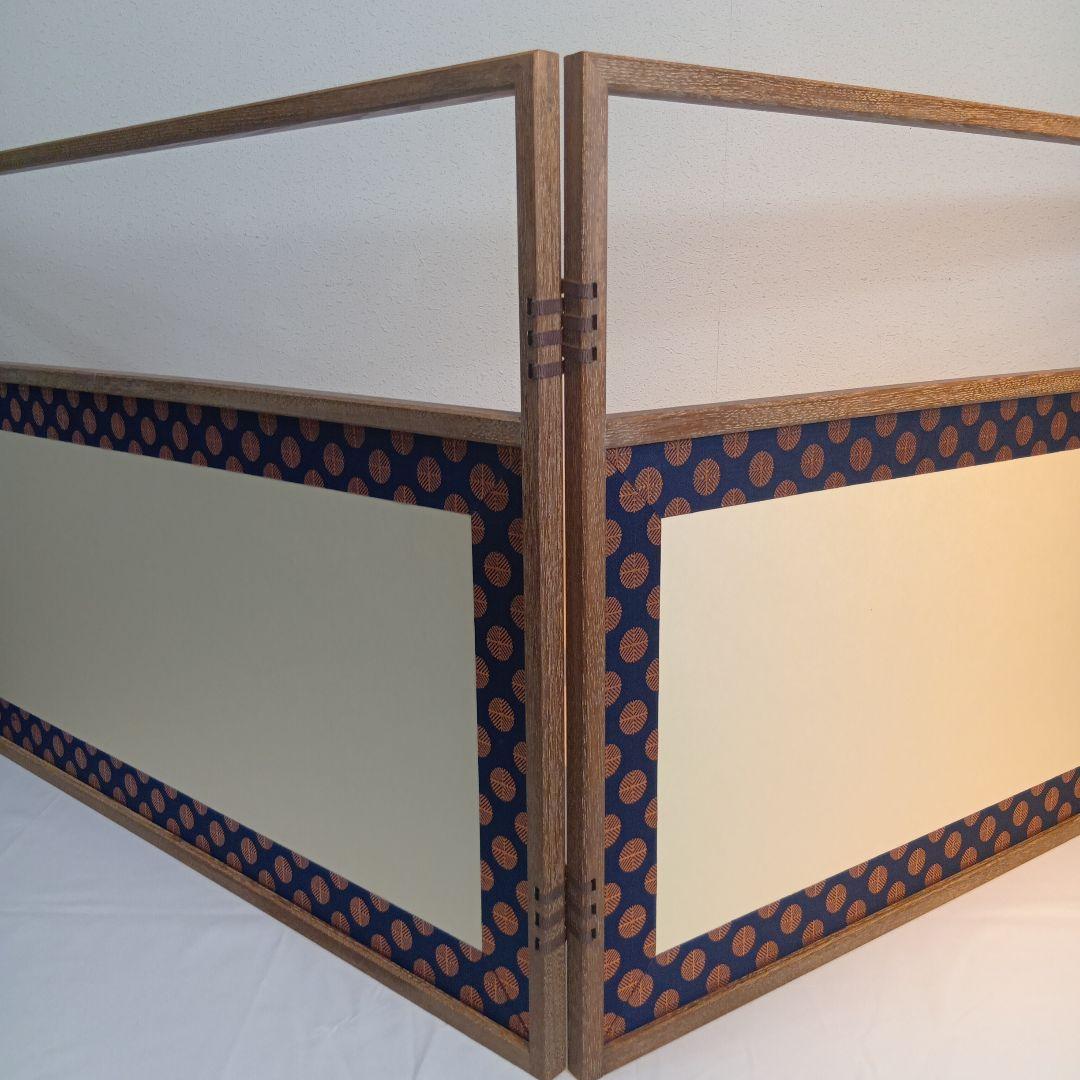 茶道具　風炉先屏風　網代　美品