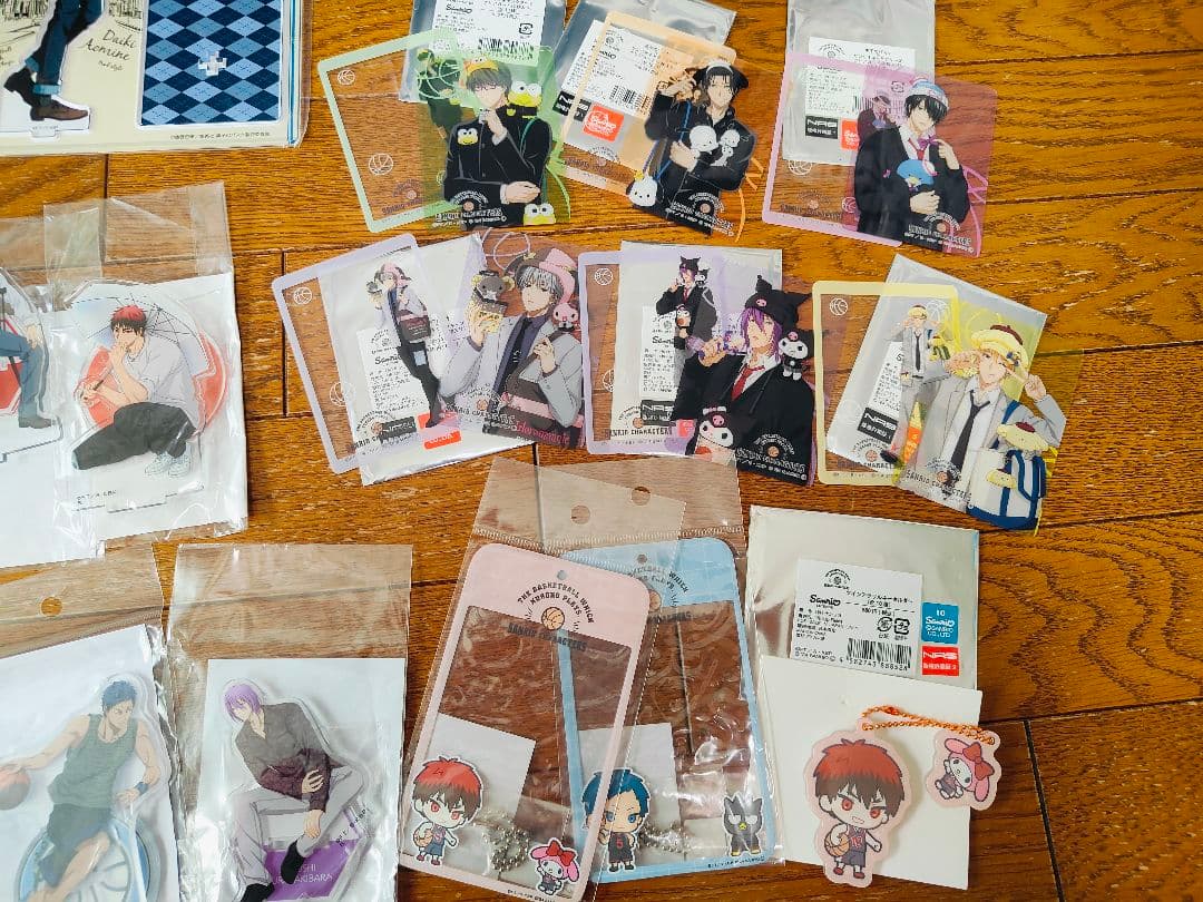 黒子のバスケ アクリルスタンド クリアカード キーホルダー 青峰大輝 火神大我