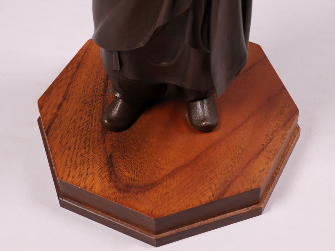 高村光雲 原型銅製「聖徳太子御考養之像」 和宗総本山四天王寺監修 【MA618】