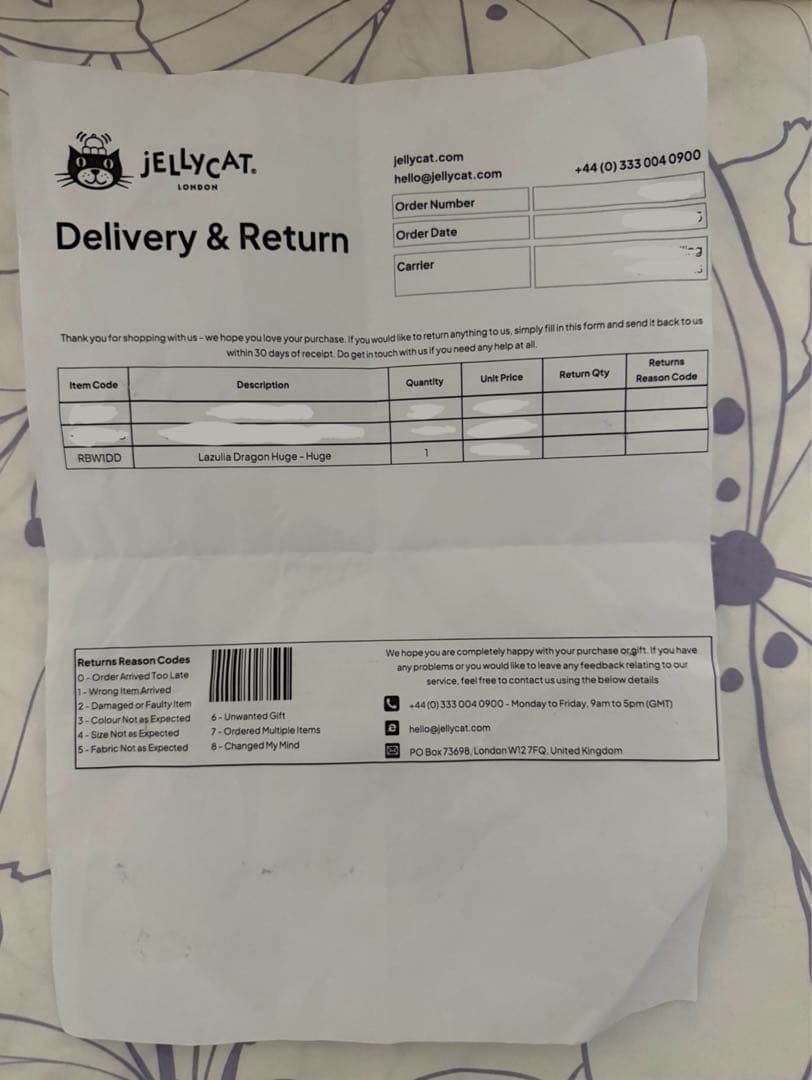  ジェリーキャット Lazulia Dragonドラゴン