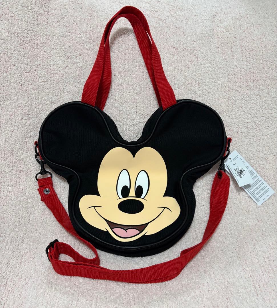 新作 2026 ディズニー ミッキー ビッグフェイス ミニトート ショルダー