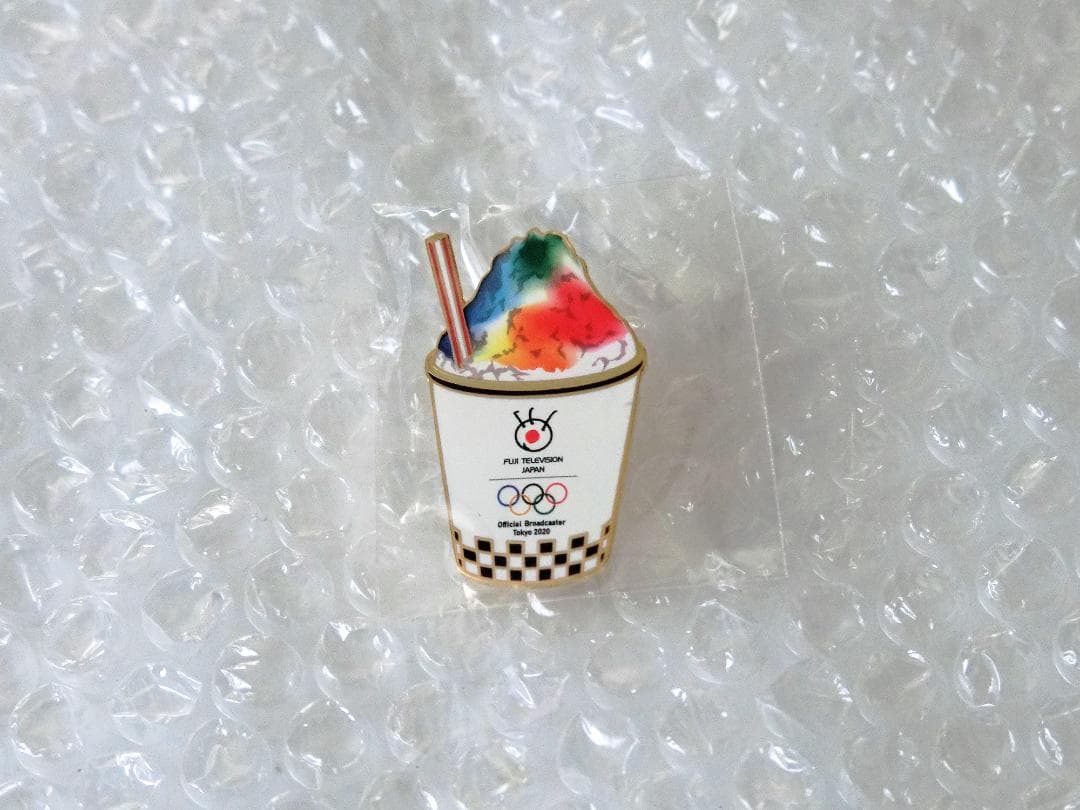 オリンピック フジテレビ ピンバッジ