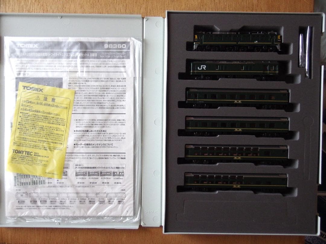TOMIX 24系25形トワイライトエクスプレス 基本(動力付)+増結A+増結B