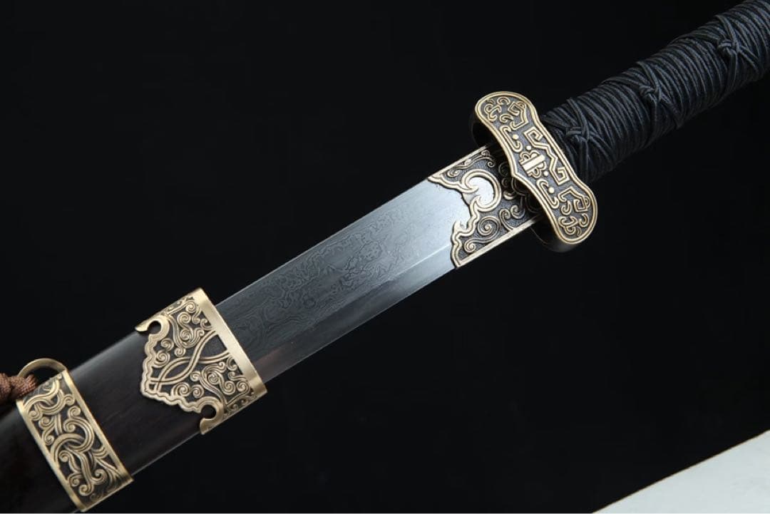 黒今古刀 刀装具 軍刀 苗刀 模造刀 武具 舞踊刀 古兵器