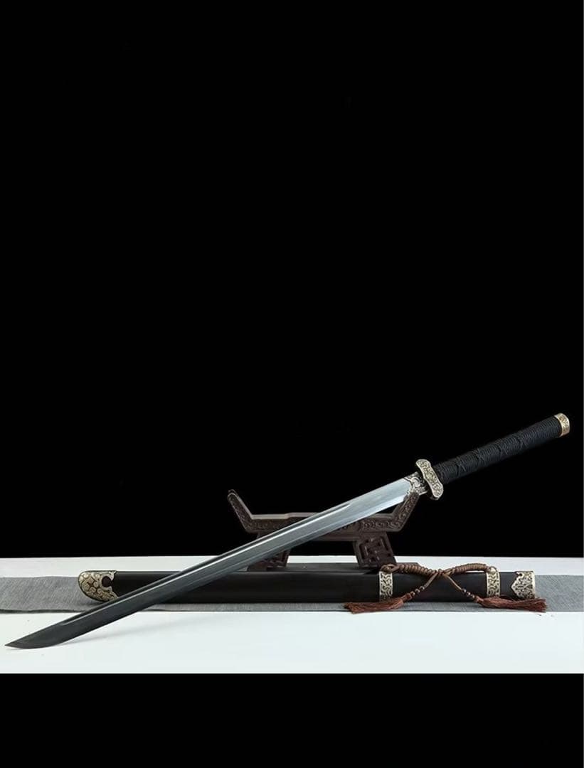 黒今古刀 刀装具 軍刀 苗刀 模造刀 武具 舞踊刀 古兵器