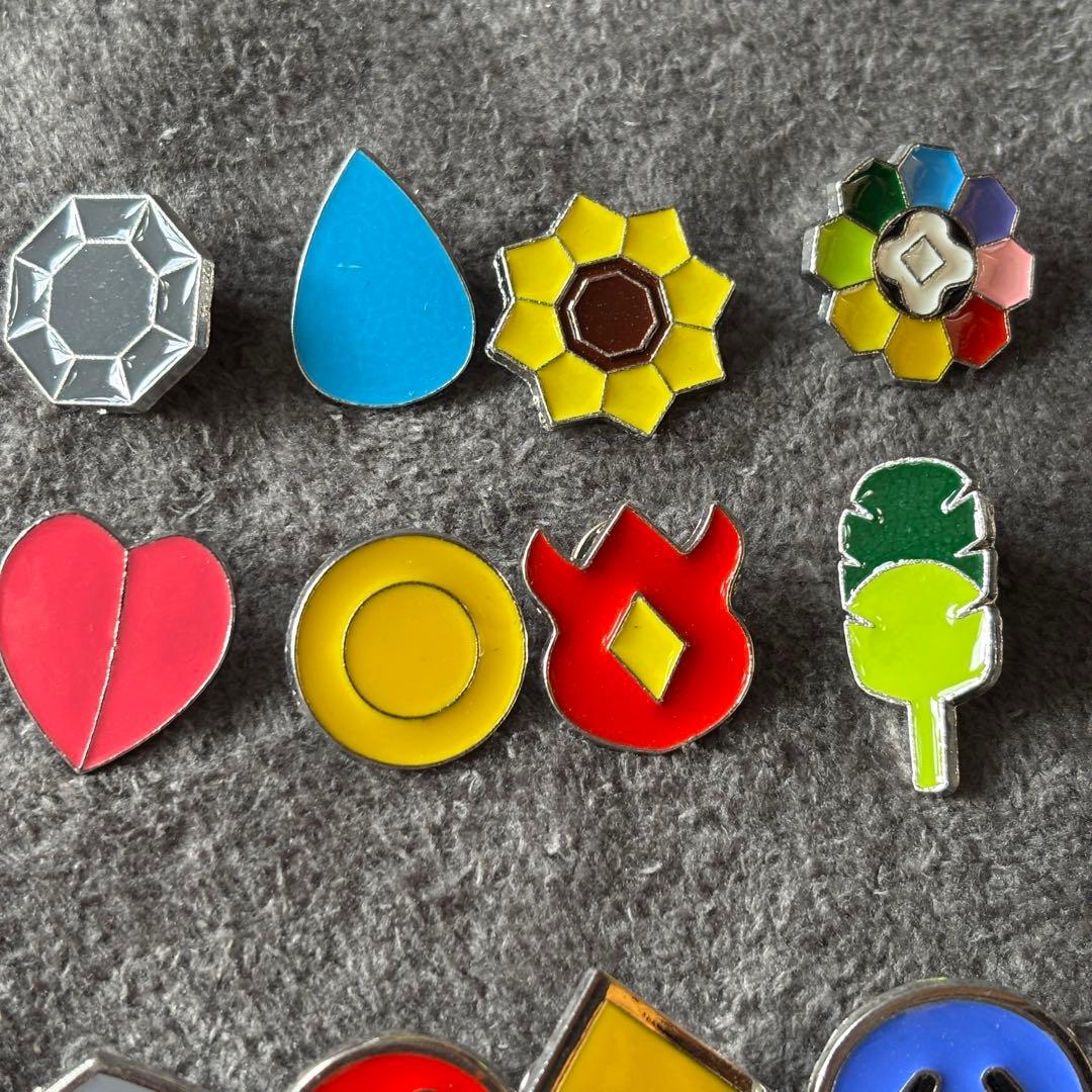 ポケモン　ジムバッジ　カントー地方〜カロス地方　58個セット