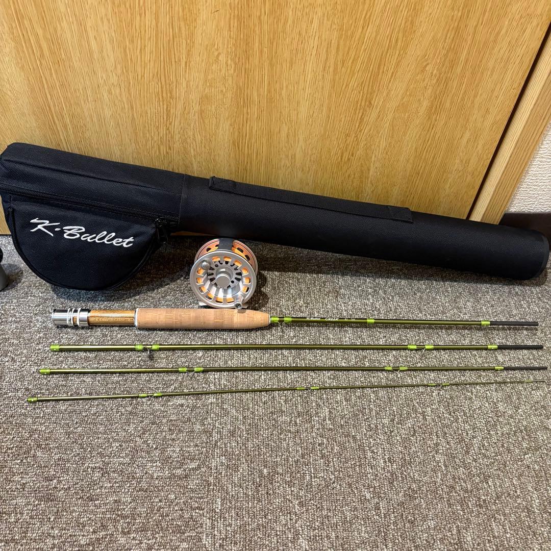 マ*メ様 K.Bullet Creek #3 フライフィッシング入門セット　7f