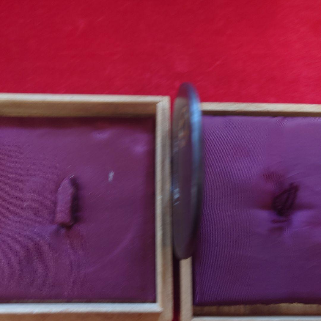 廣重銘時代鉄製 鍔(つば) 金色装飾付き NO 02