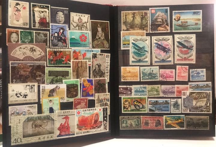 世界の使用済切手アルバム①