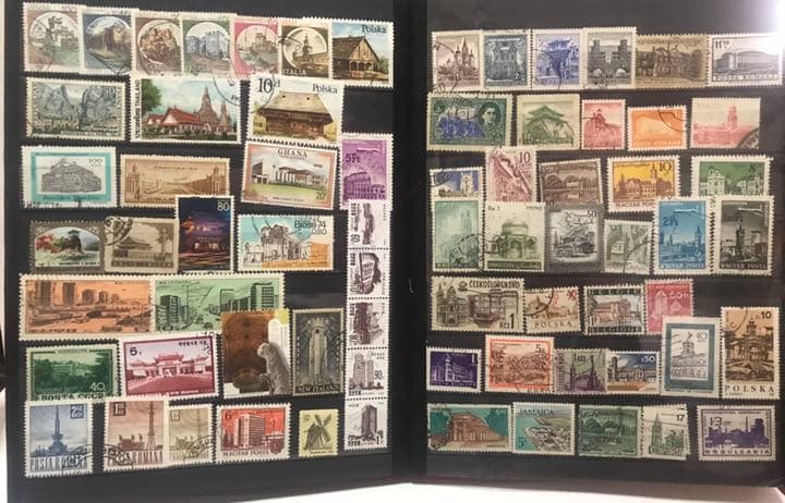 世界の使用済切手アルバム①