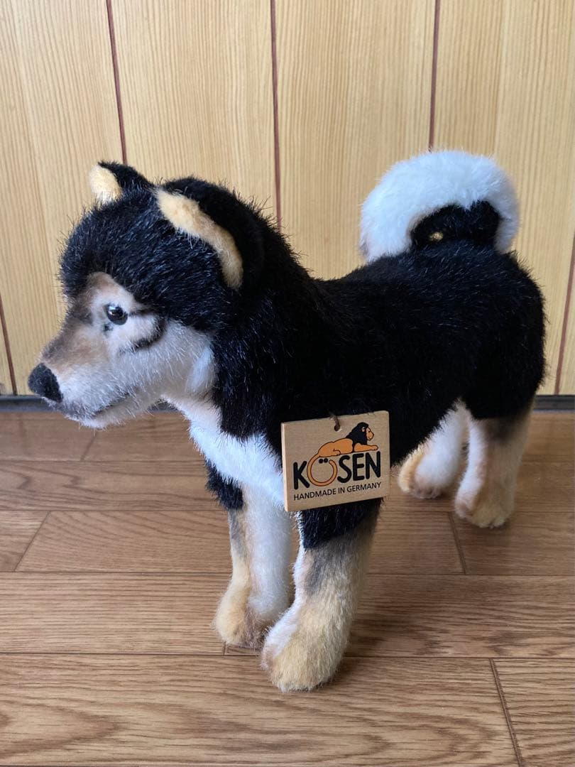 【美品】KÖSEN ケーセン ぬいぐるみ 柴犬 ドイツ製