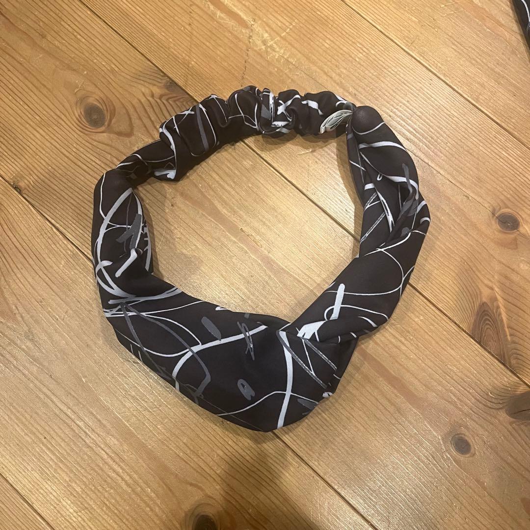 Lava Sukala ヨガウェア リボンフラワープリント　3点セット　ブラック