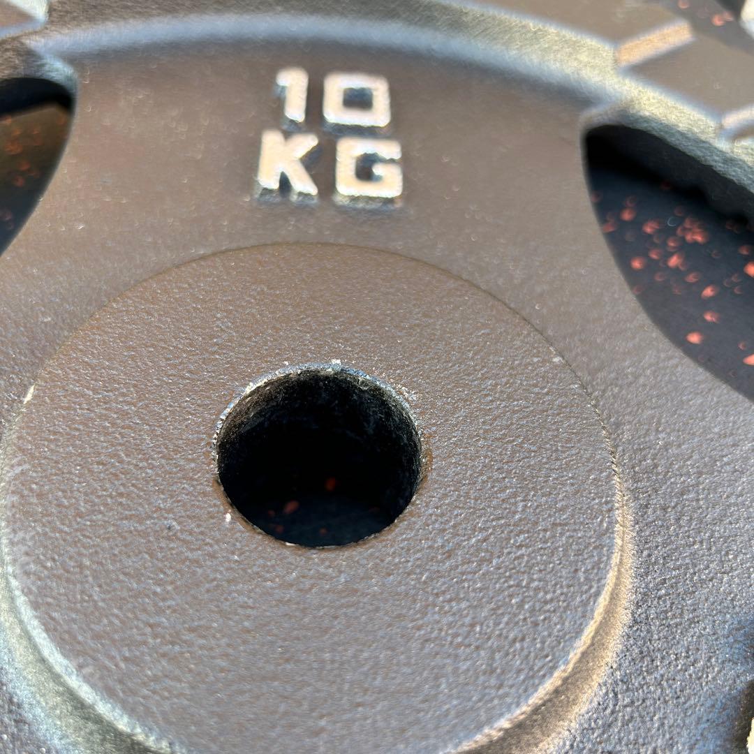 【美品】iROTEC アイロテック 28mmアイアンプレート 10kg×2枚