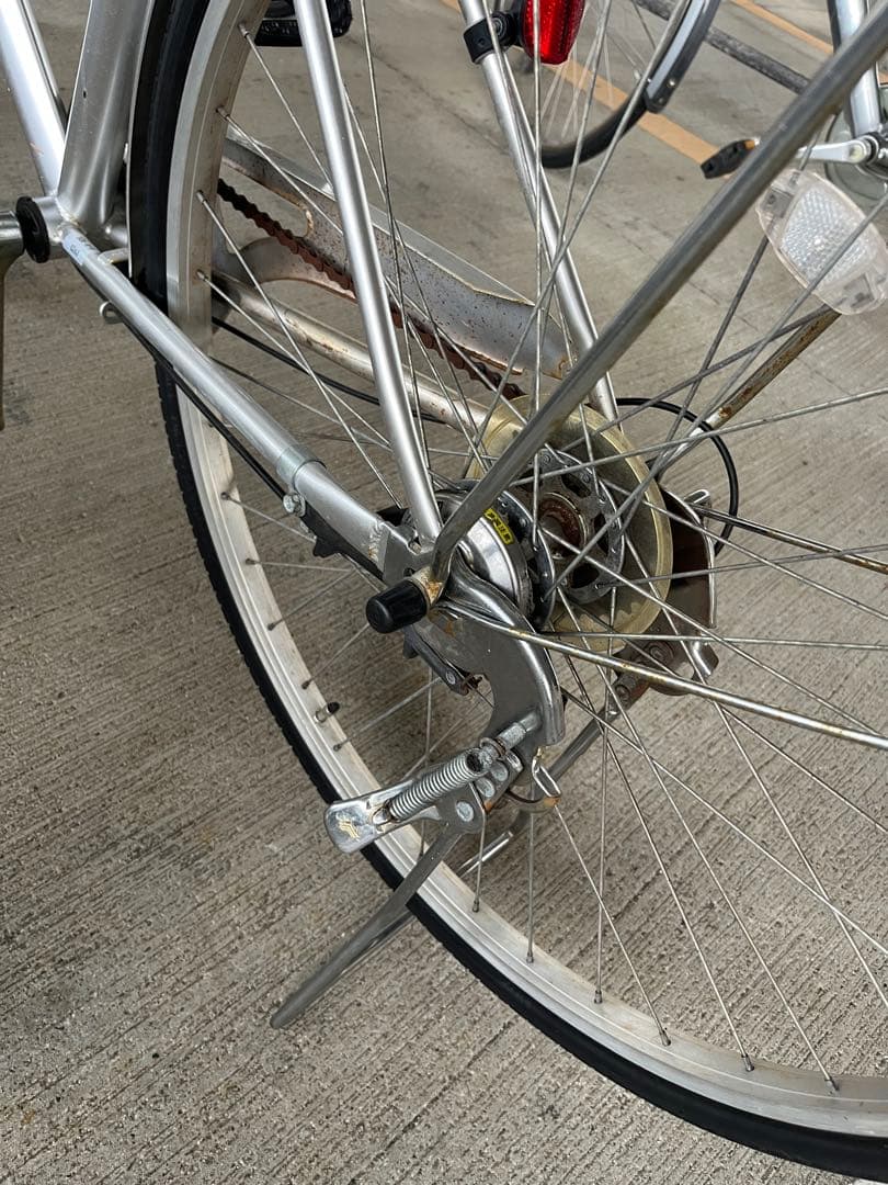 シルバー シティサイクル 前バスケット付き