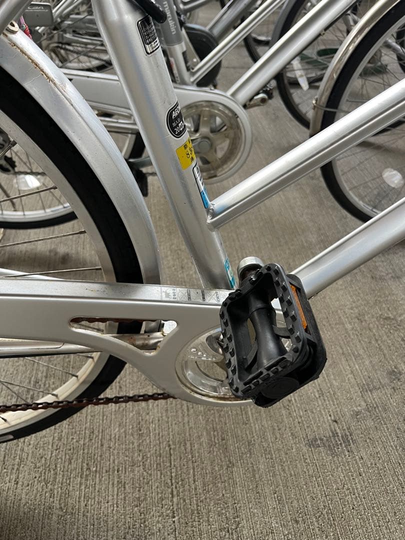 シルバー シティサイクル 前バスケット付き