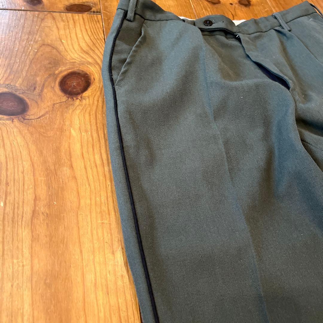 ヴィンテージ1971スウェーデン軍パイピングスラックス